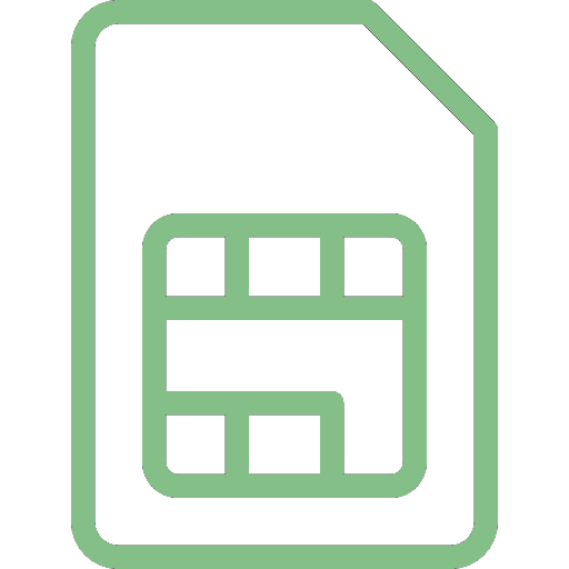 Ícone de chip de celular